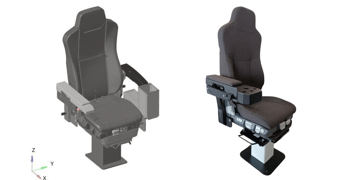 Bolt joint validation & optimisation for VDI2230 standard in a regional train driver’s seat